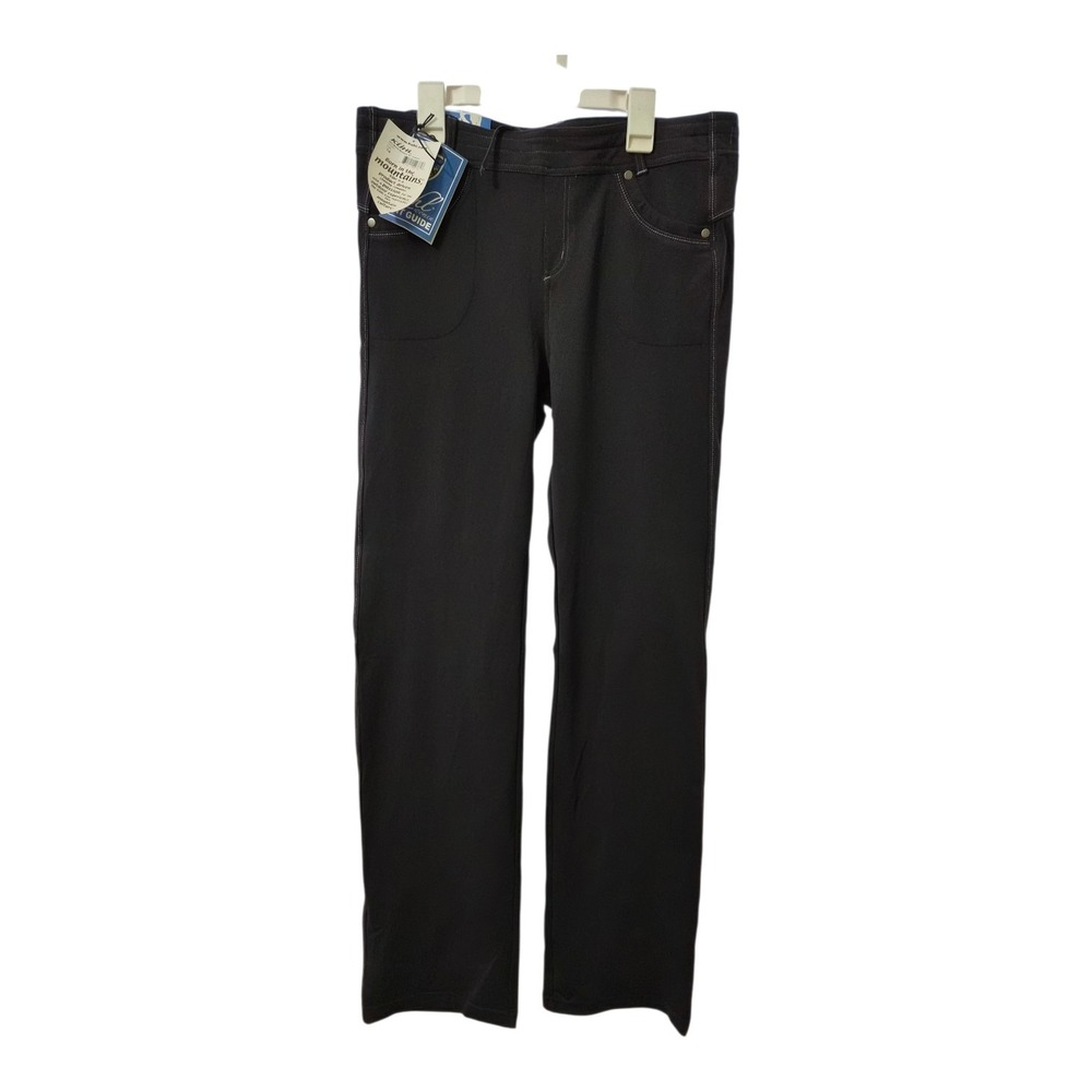 Kuhl Women's Outdoor Pants Climbing Hiking Black Straight Leg 14 New Gorpcore